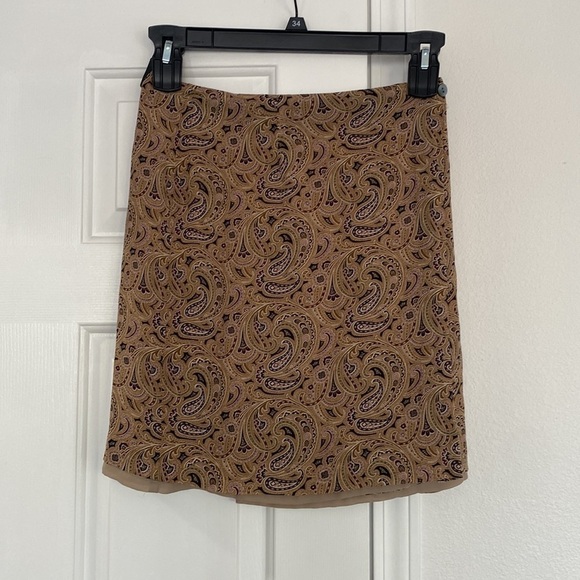 Charter Club paisley wrap mini skirt. - Picture 10 of 13
